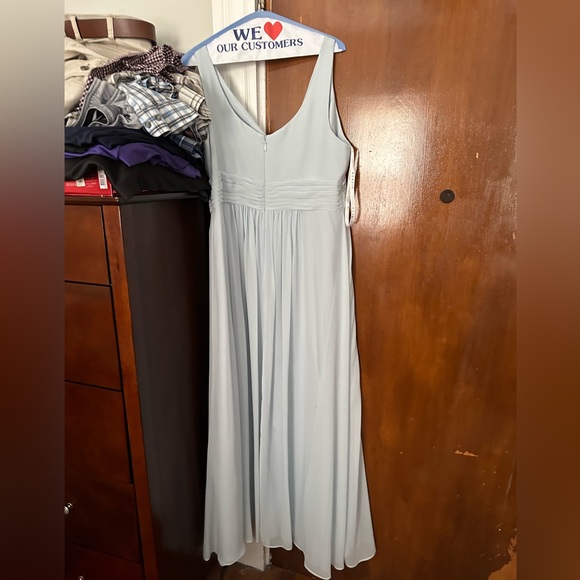 Azazie Bridesmaids Dress (Mist) - Picture 3 of 4
